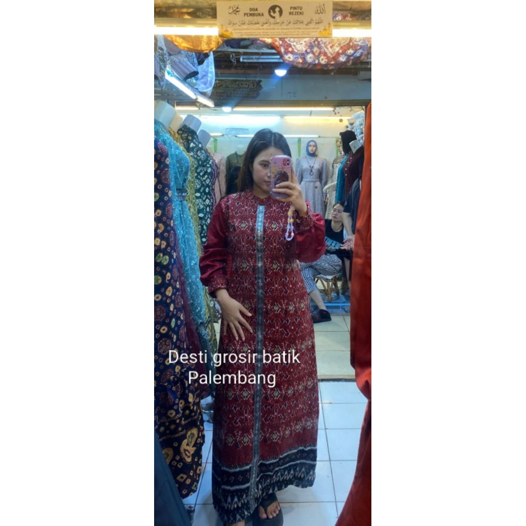 gamis blongket Palembang