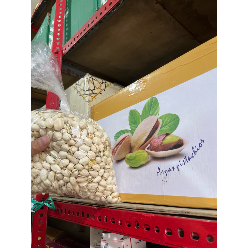 

Kacang Fustuk Pisctacio 1 Kilo