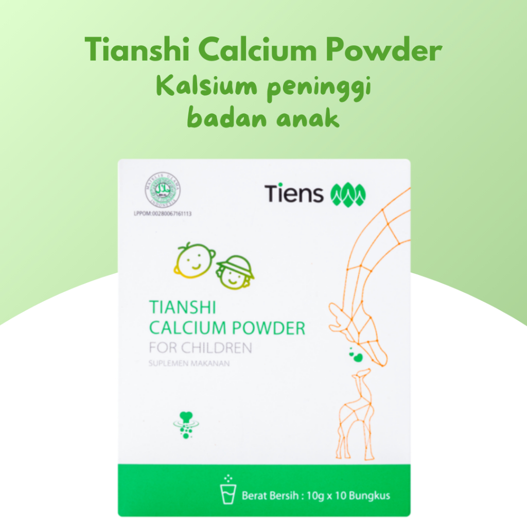 TIENS - Tiens Calcium Powder For Children Susu Kalsium Penambah Tinggi Badan Anak Calcium Tiens