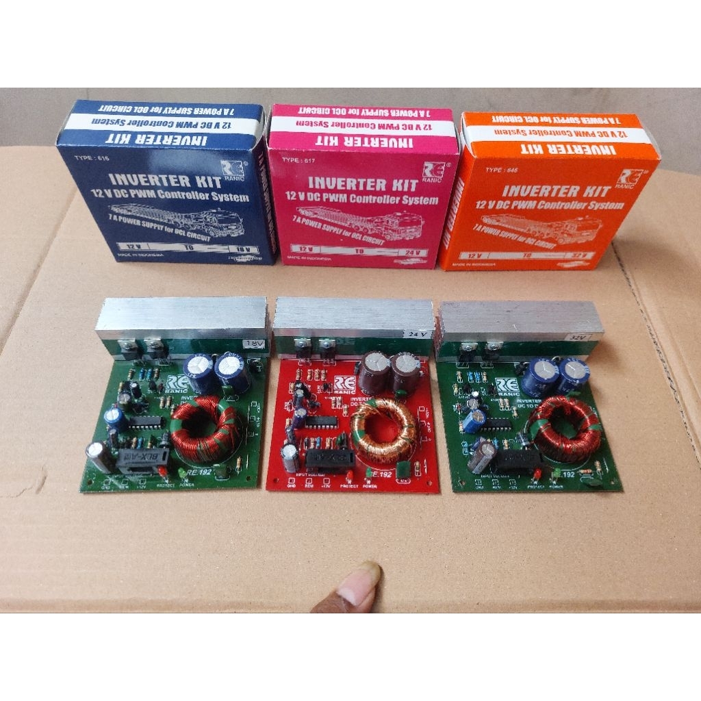 Kit Inverter DC To DC CT 12V To 18V 24V 32V CT