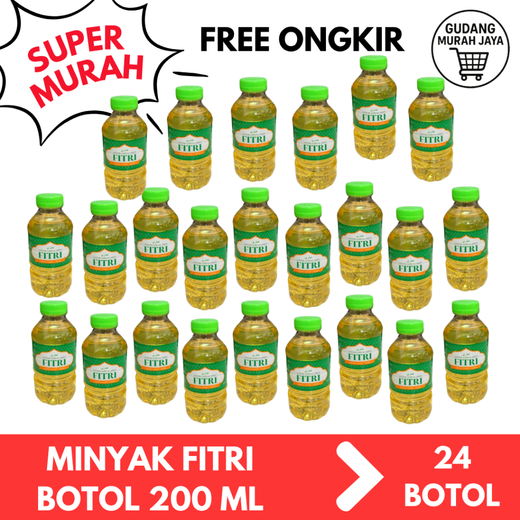 

Minyak Goreng Sawit / Minyak Goreng Fitri 200ml / 24PCS