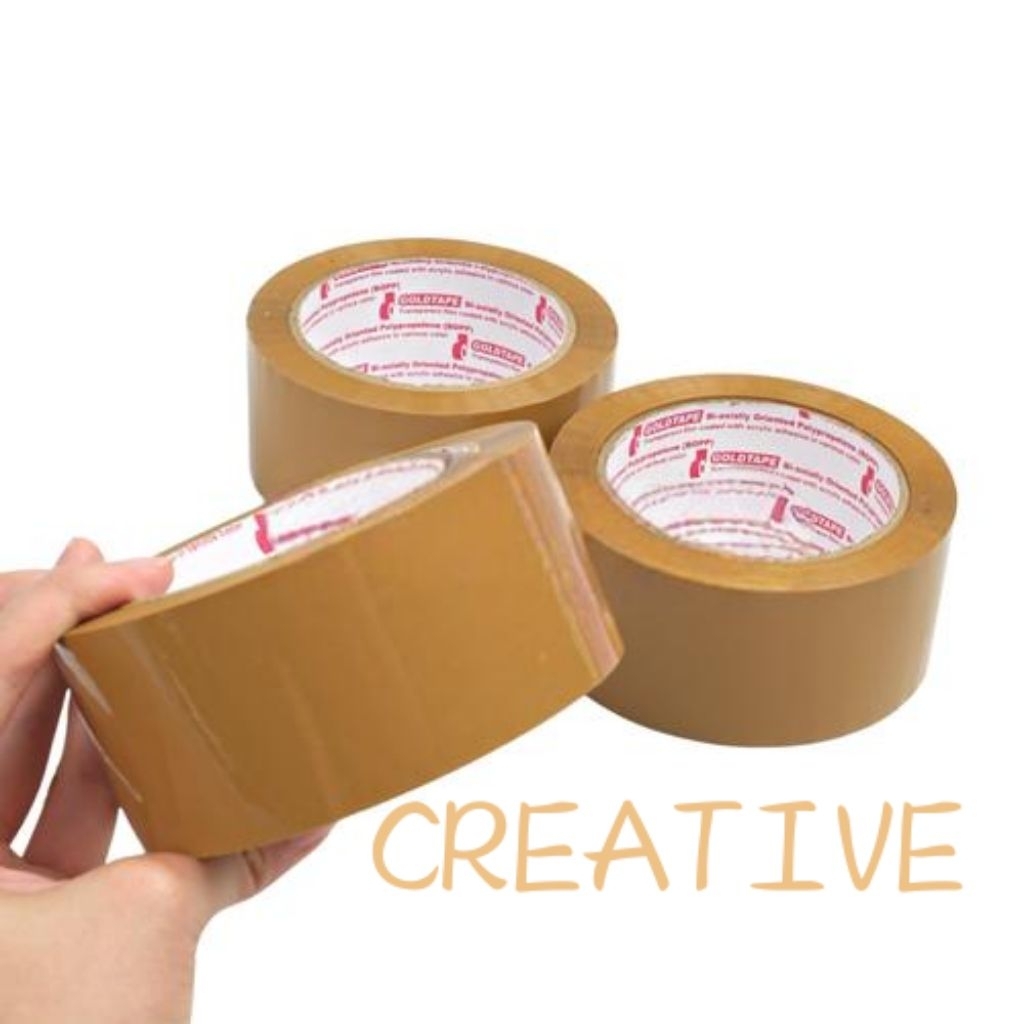 

GOLDTAPE ISOLASI/LAKBAN COKLAT