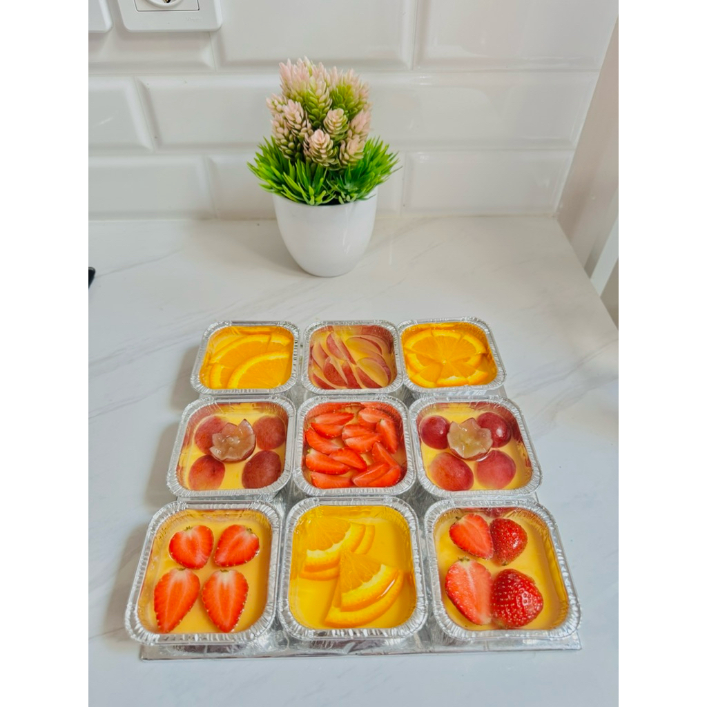 Puding Bekasi | Puding Foil Buah | Milky Silky Puding Buah | Puding ultah