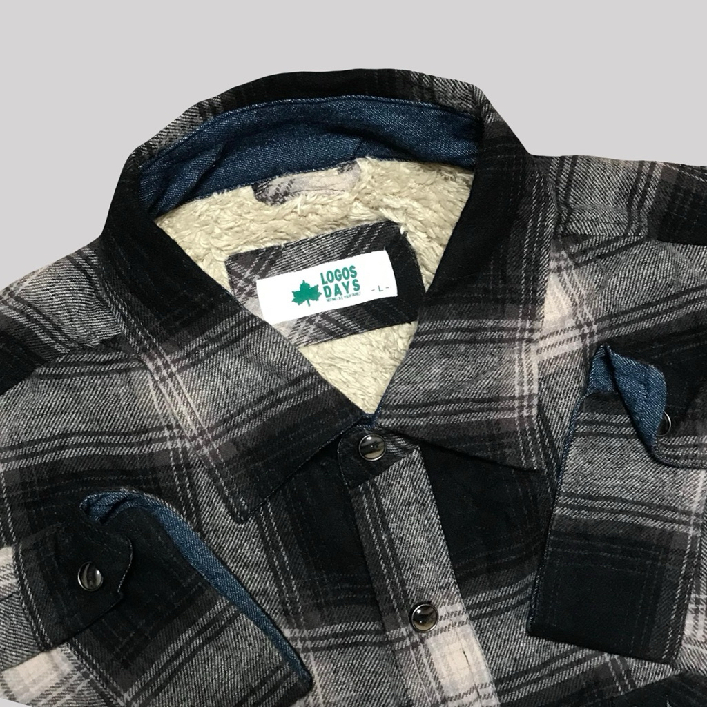 Kemeja Flannel Veterano Sherpa Logos - L (12)