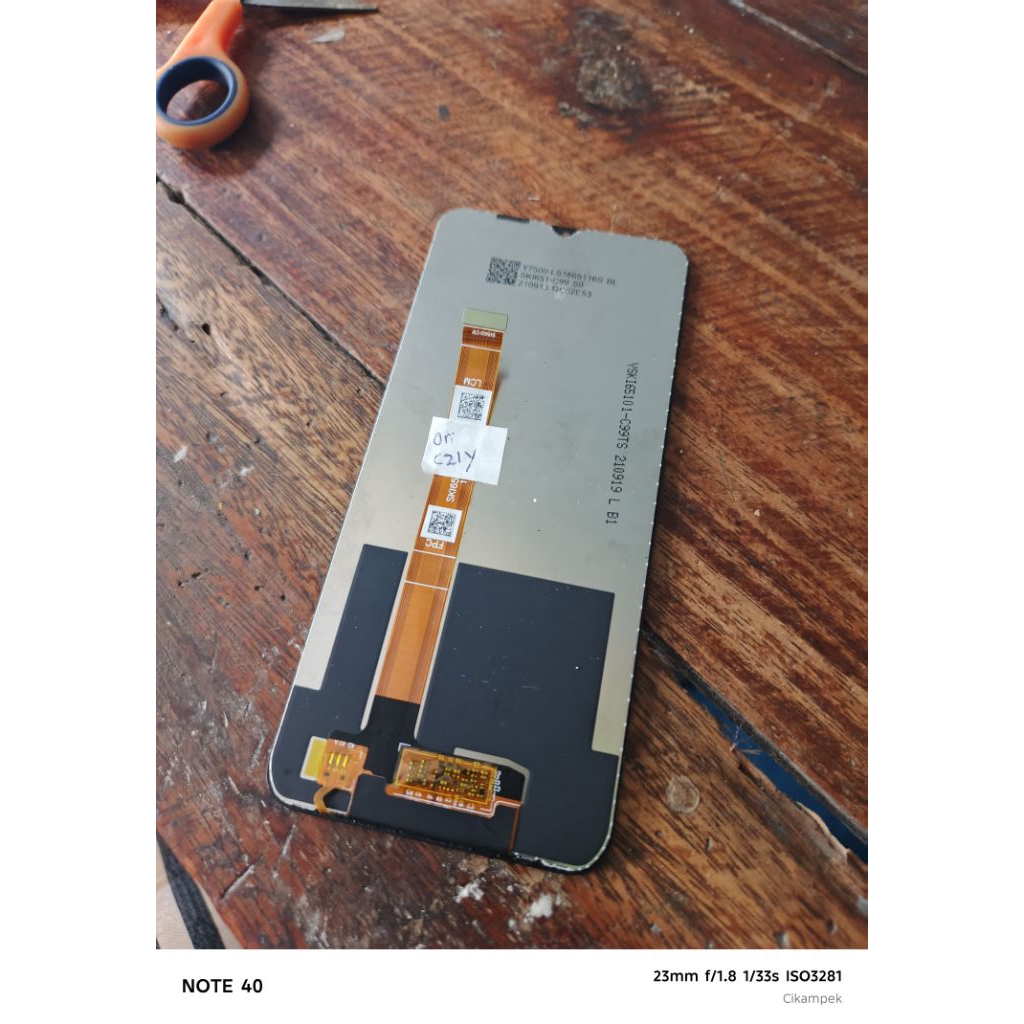 lcd ori copotan realme c21y minus
