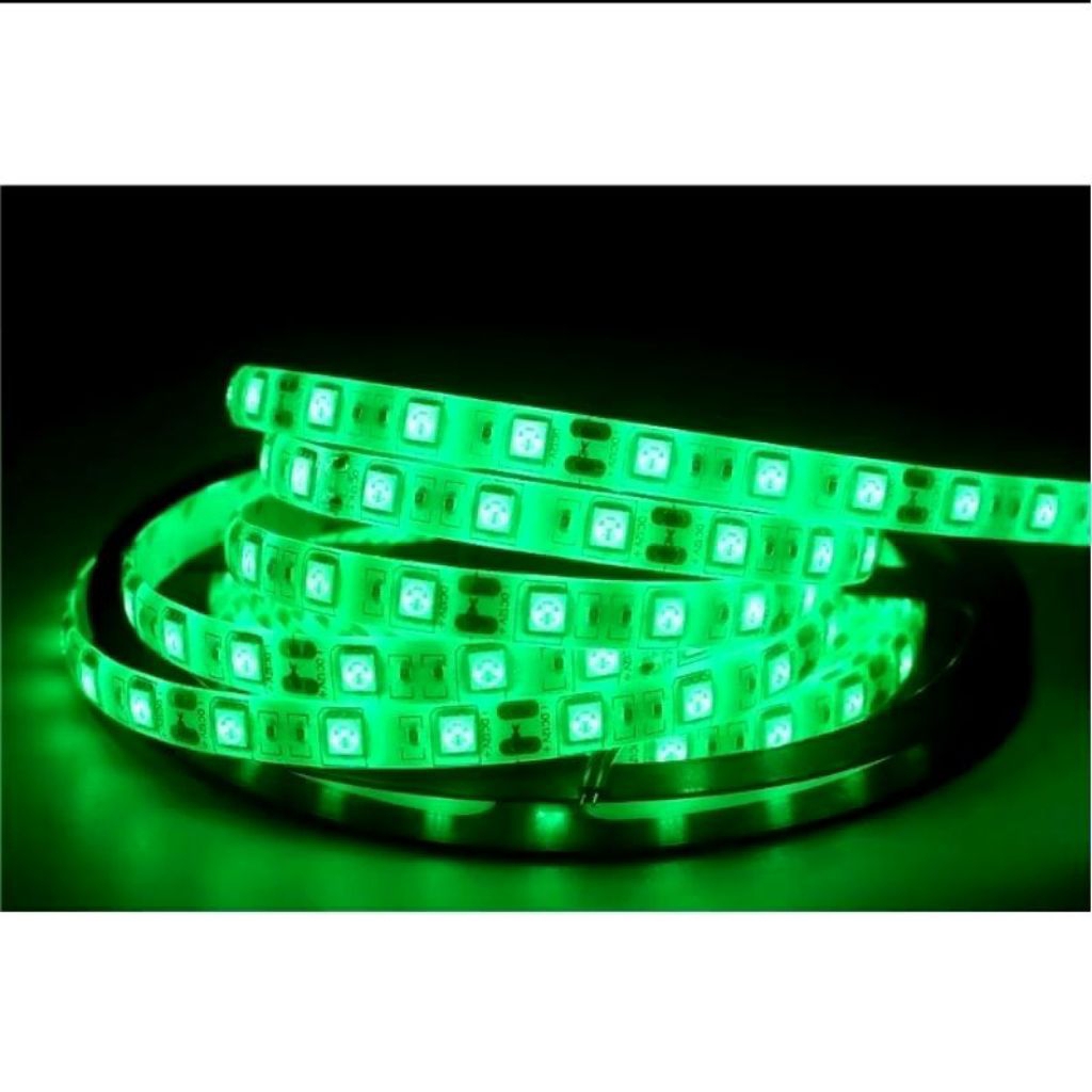 Lampu Led Strip 5 Meter 3528 2835 Mata Kecil Ip44 DC 12volt 5m Waterproof