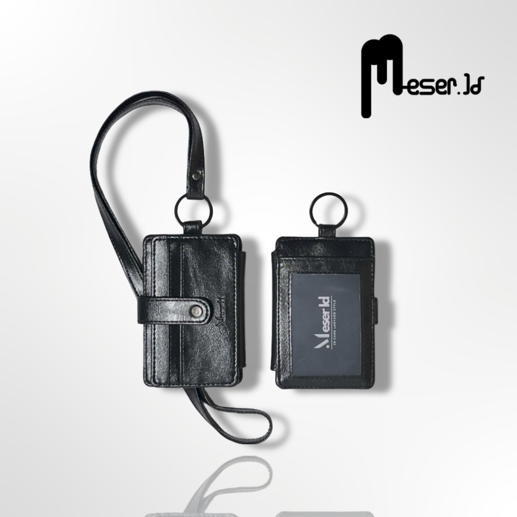 

MeserId Lanyard Dompet ID Card Name Tag Kalung Pria Wanita Premium