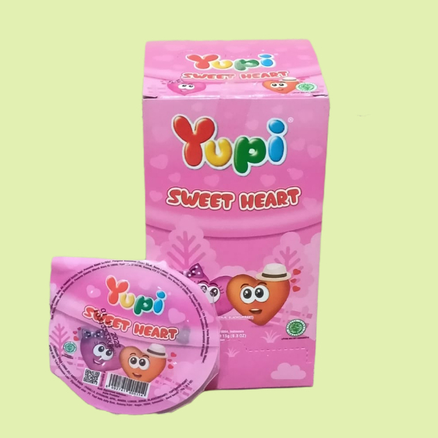 

Yupi Sweet Heart Permen Jelly [12 pcs/box]
