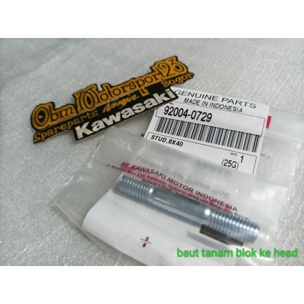 baut tanam blok ke head ninja r rr 12004-0729 stud