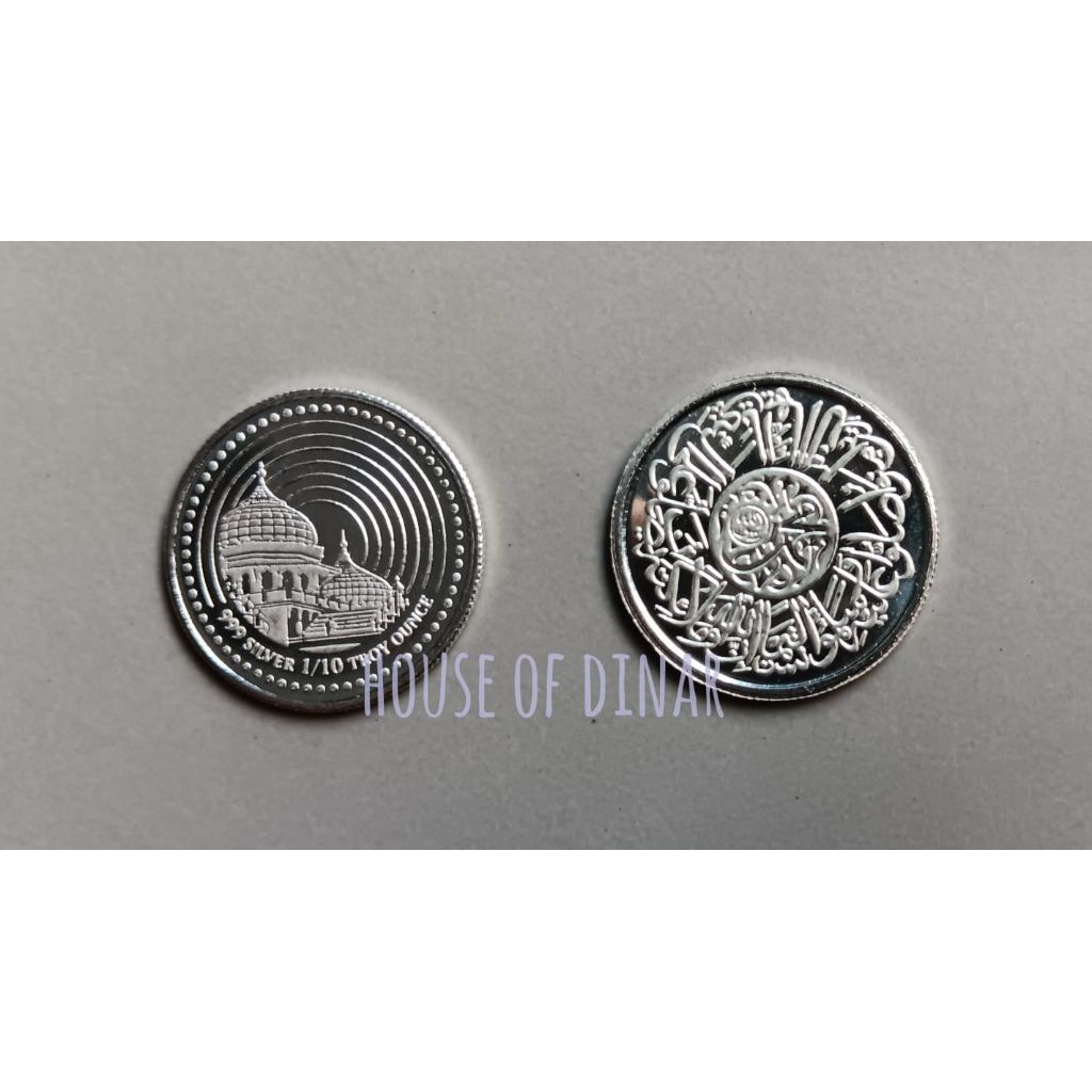 1 DIRHAM PERAK ( FINE SILVER )  SALA WORKSHOP 3,11 gram