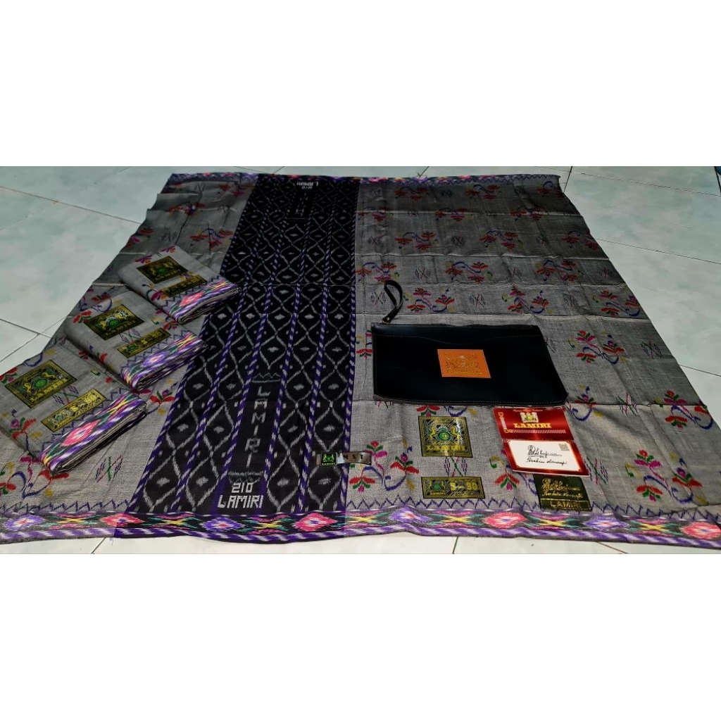 sarung tenun LAMIRI kembang MST full sutra