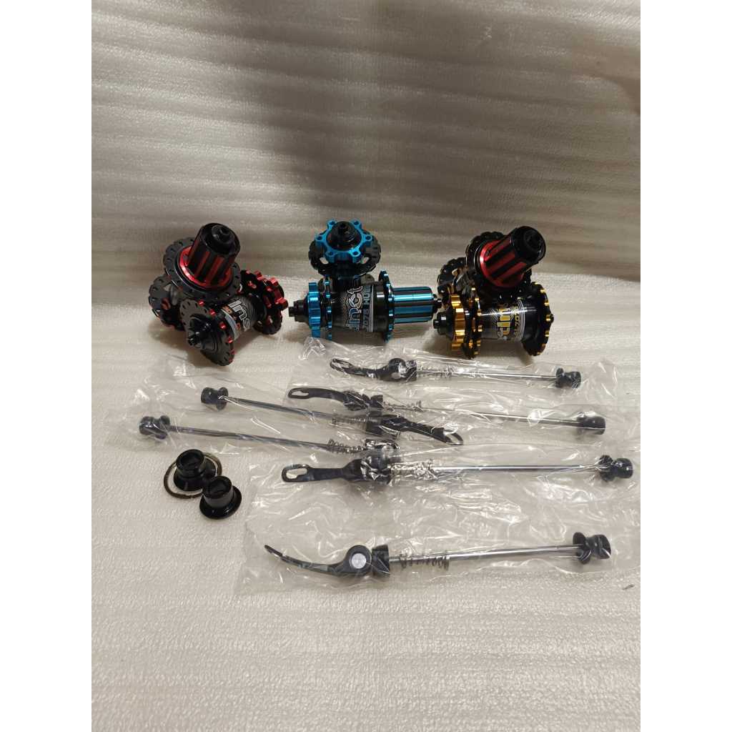 HUB FREE HUB MTB MERK SYTE D455 HOLE 32 CAKRAM 6BOLT MODEL QR DAN TA BELAKANG