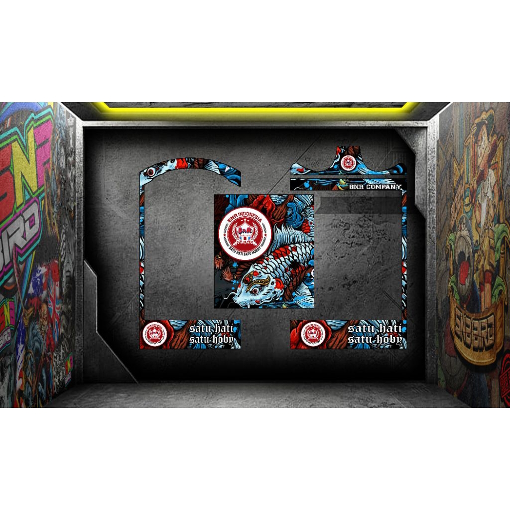 stiker sangkar bnr no1