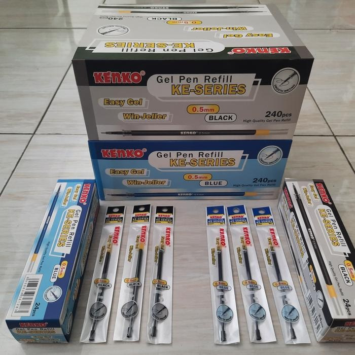 

Kenko Isi Ulang Gel Pen Refill KE-SERIES (Easy Gel & Win-Jeller) | 1 Kotak ( isi 24 pcs)