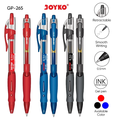 

JOYKO Gel Pen Pulpen Pena GP-265 Q Gel 0.5 mm