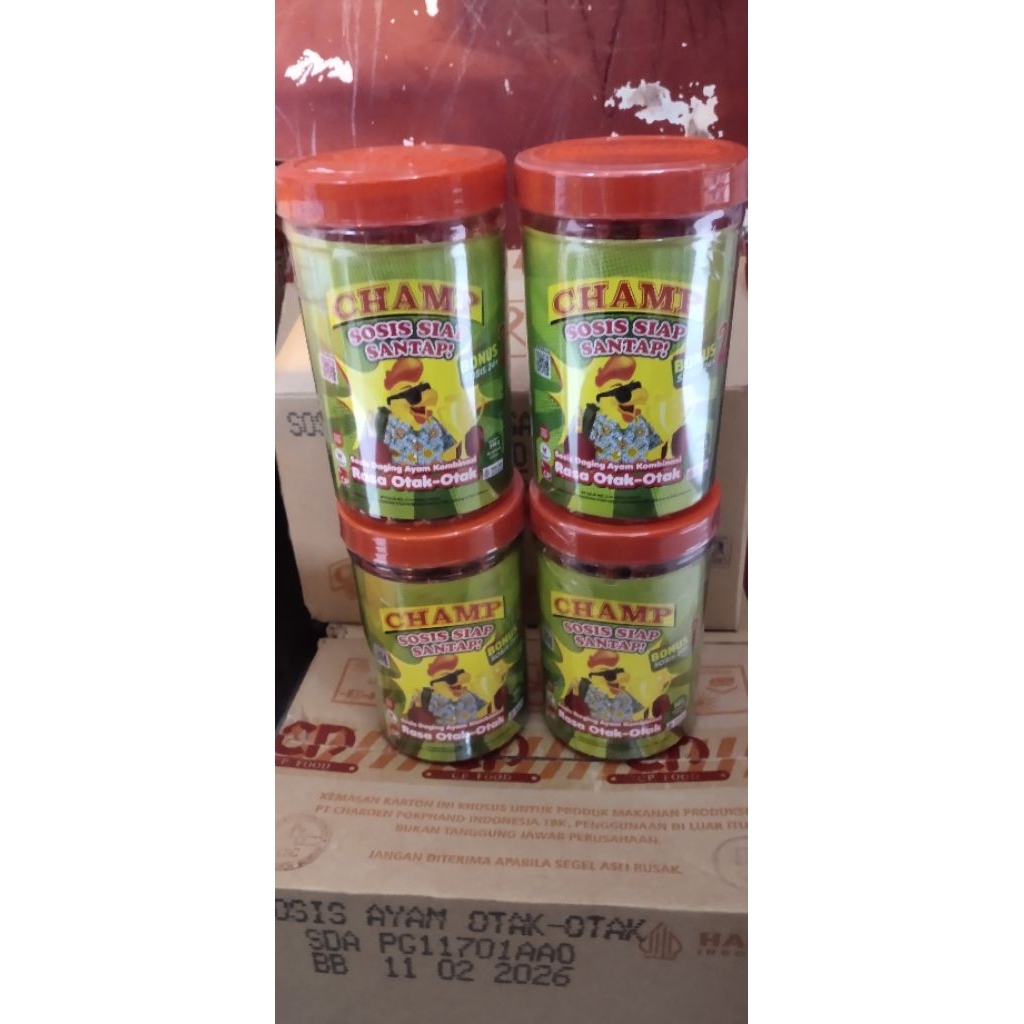 

Champ Sosis Otak Otak Siap Santap Isi 24 + 2. 4Toples