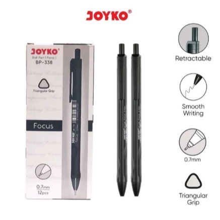 

Pulpen Joyko Bp -338 Vokus 0,7 mm 1 Pack ( 12 Pcs)