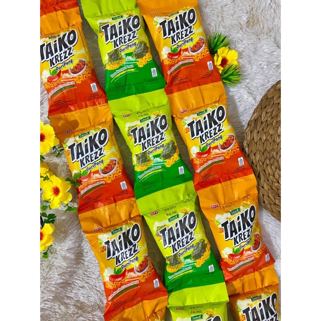 

Taiko Guripang Rumput laut Pedas Manis Daun Jeruk Harga 1 Renteng