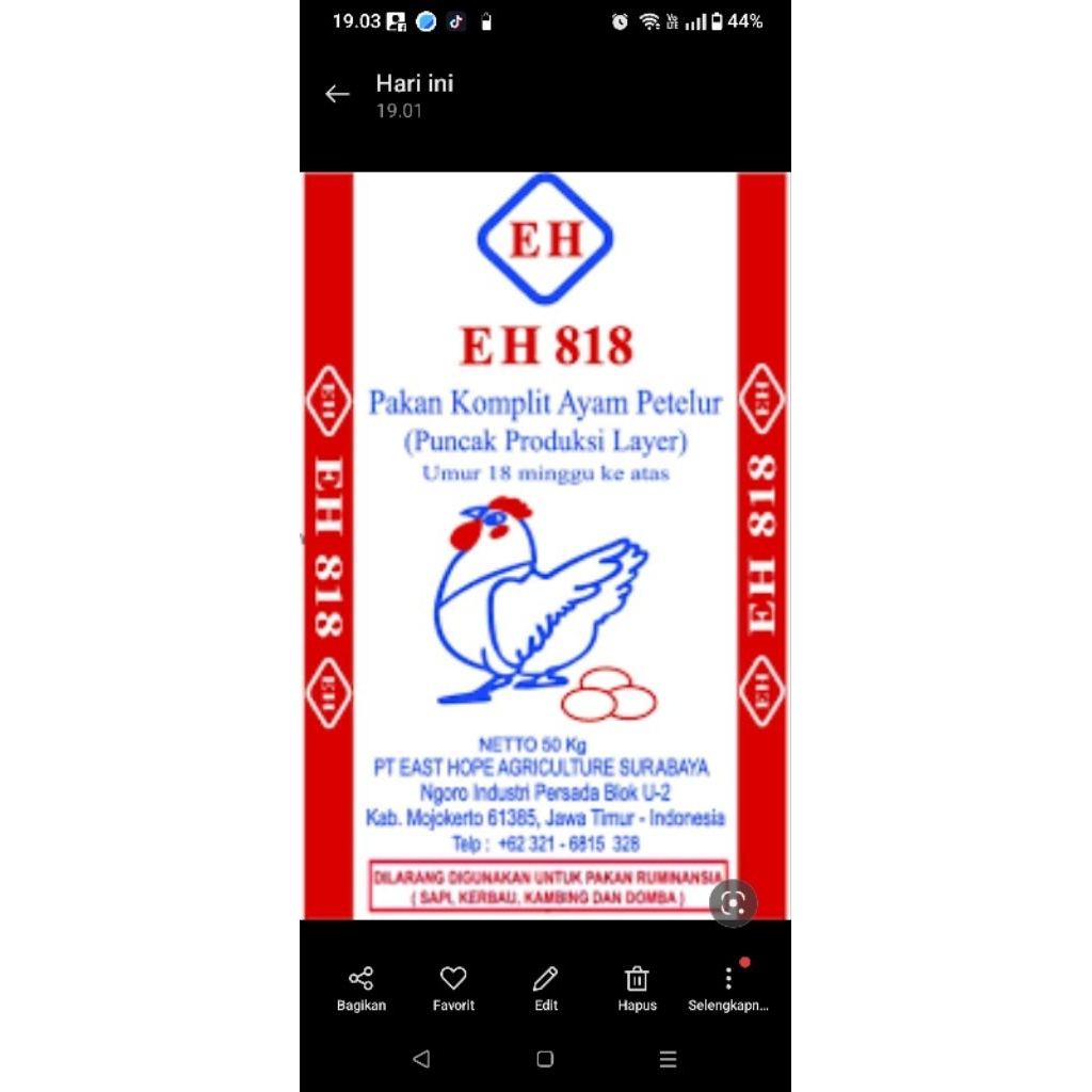 pakan ayam bebek puyuh petelur angsa