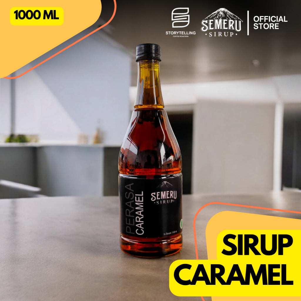 

Sirup caramel semeru syrup 1000 ml / 1 liter