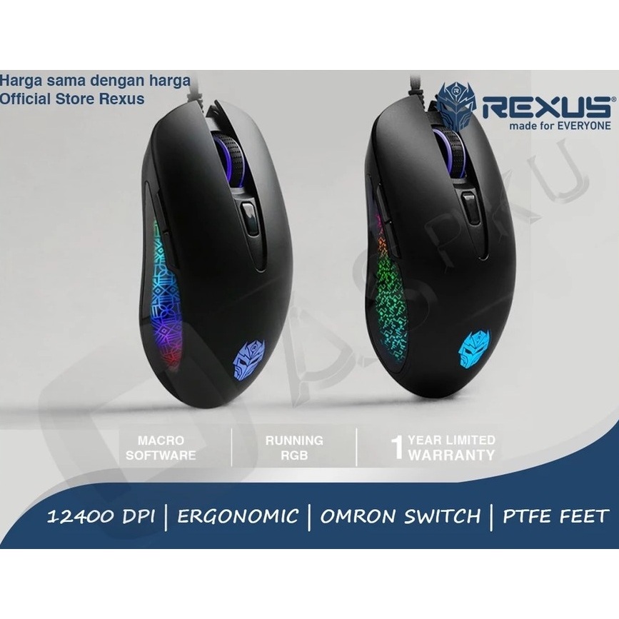 [oddsolshop] pekanbaru/Rexus Arsa Mouse Gaming