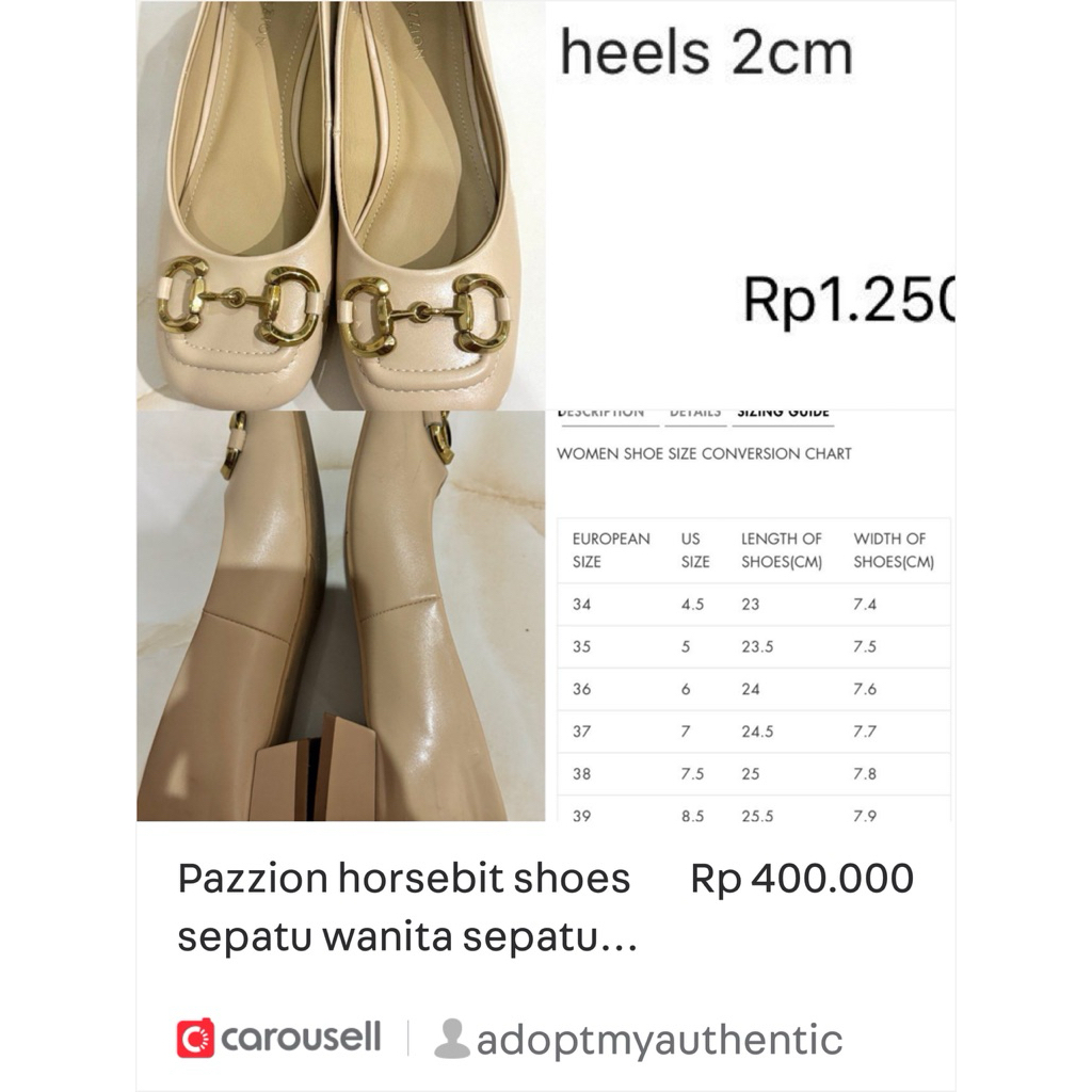 Preloved Pazzion Horsebit