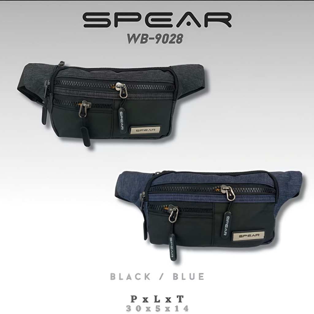 tas pinggang  waistbag premium import pria wanita spear