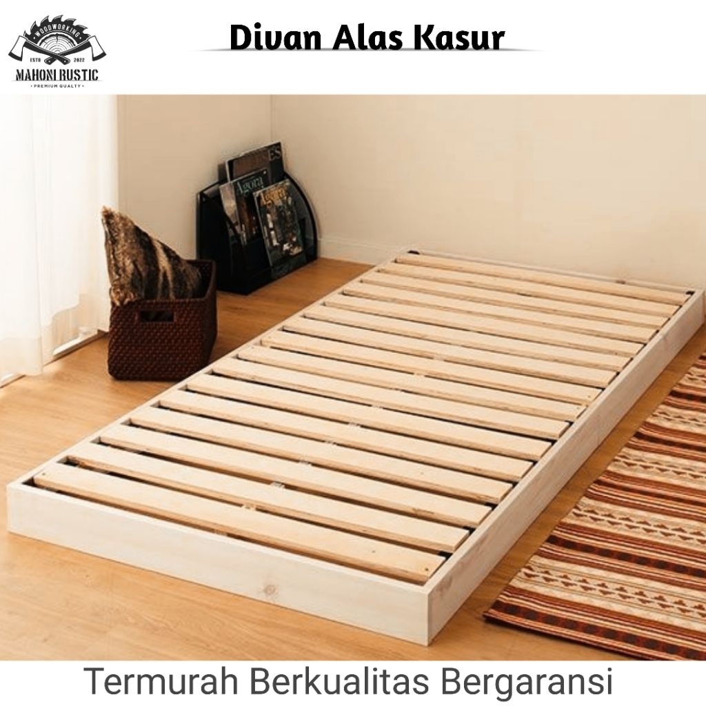 Divan kayu alas kasur tempat tidur divan minimalis