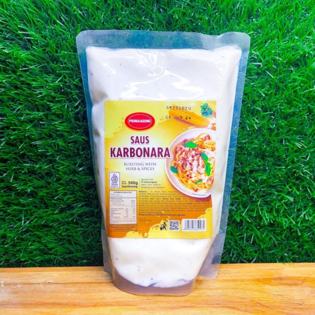 

Saus Karbonara 500gr Prima Agung