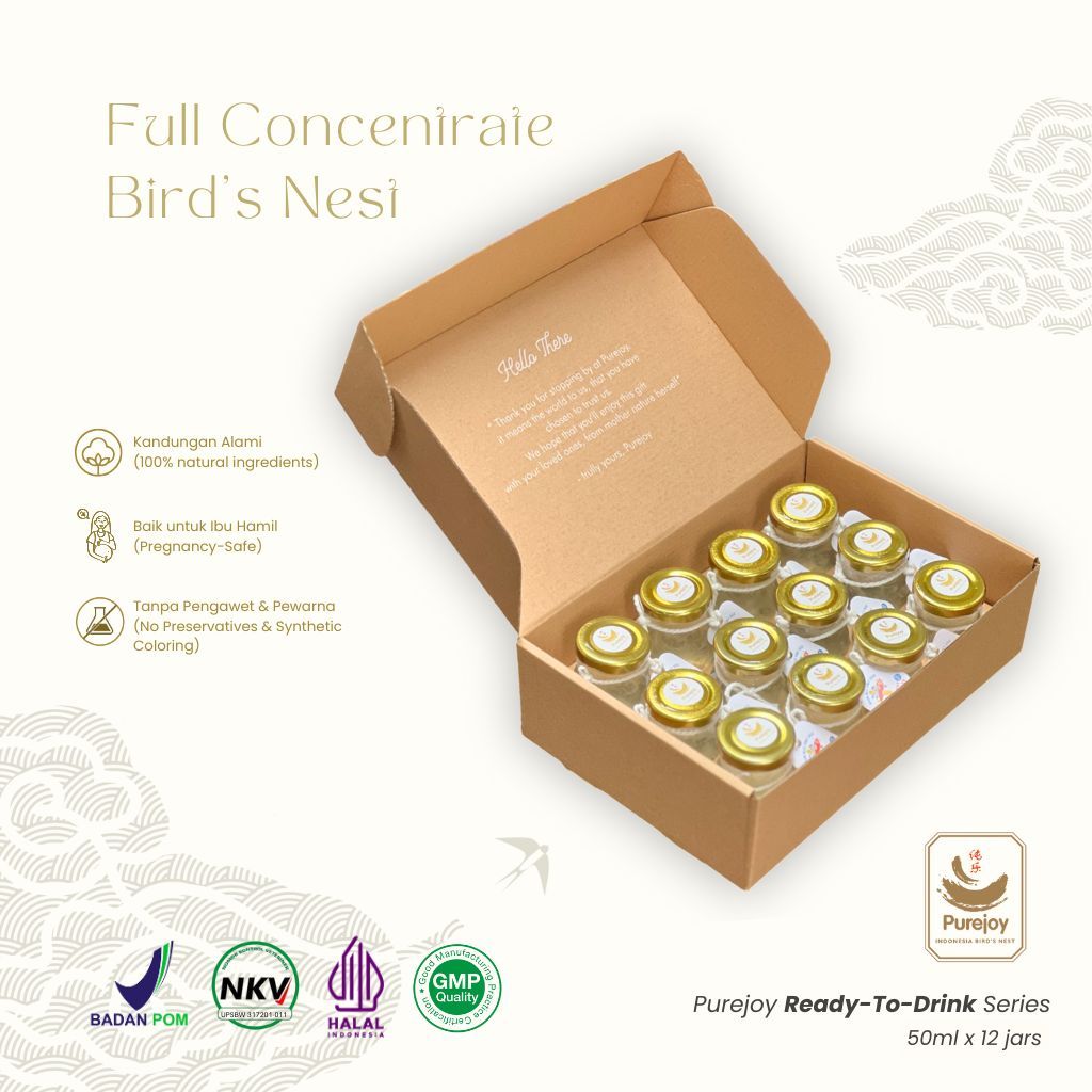 

Purejoy Premium Signature Full Concentrate Bird's Nest Drink Series (50ml)