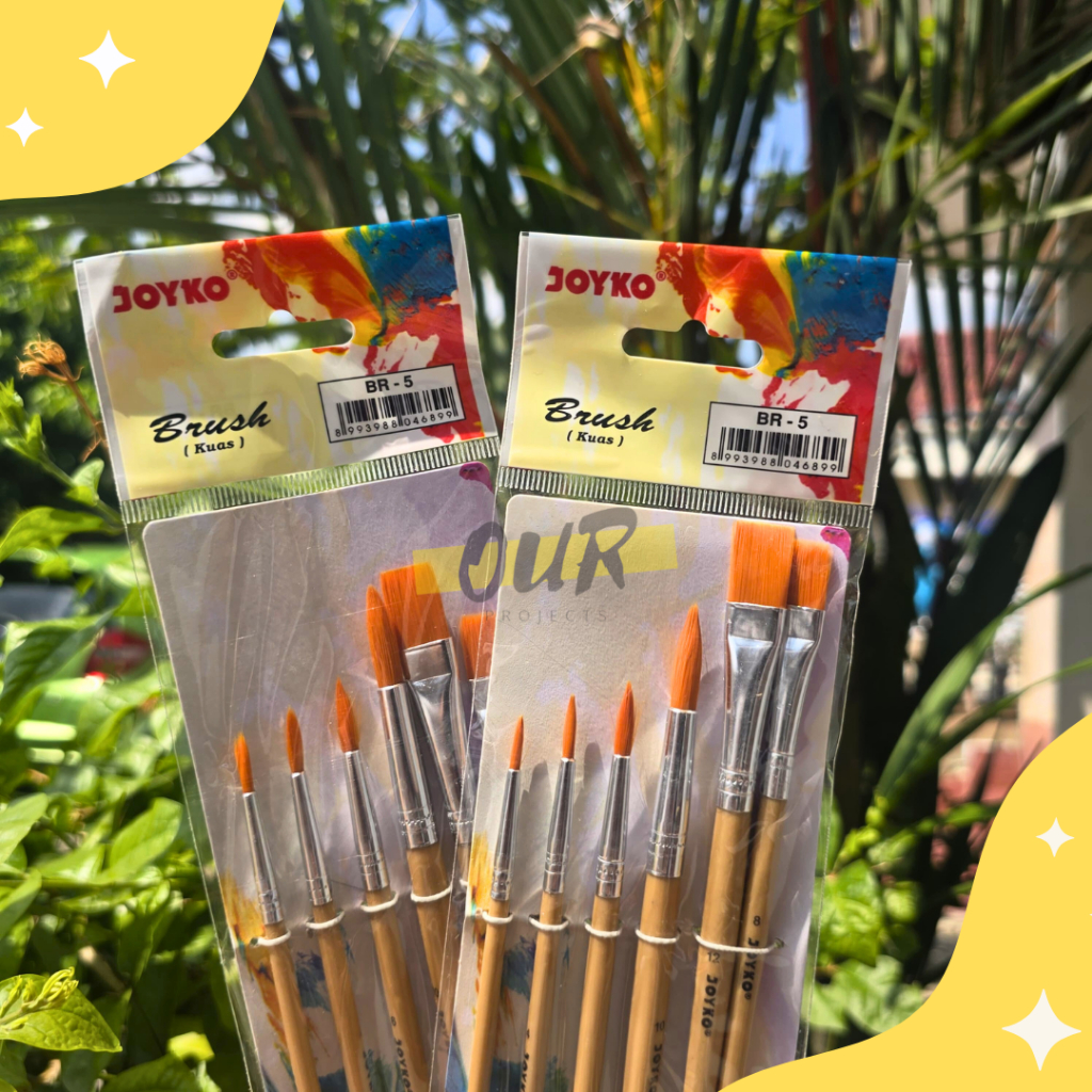 

BRUSH/ KUAS LUKIS/ KUAS PRAKARYA/ JOYKO BR-5 SET [Our_projects]