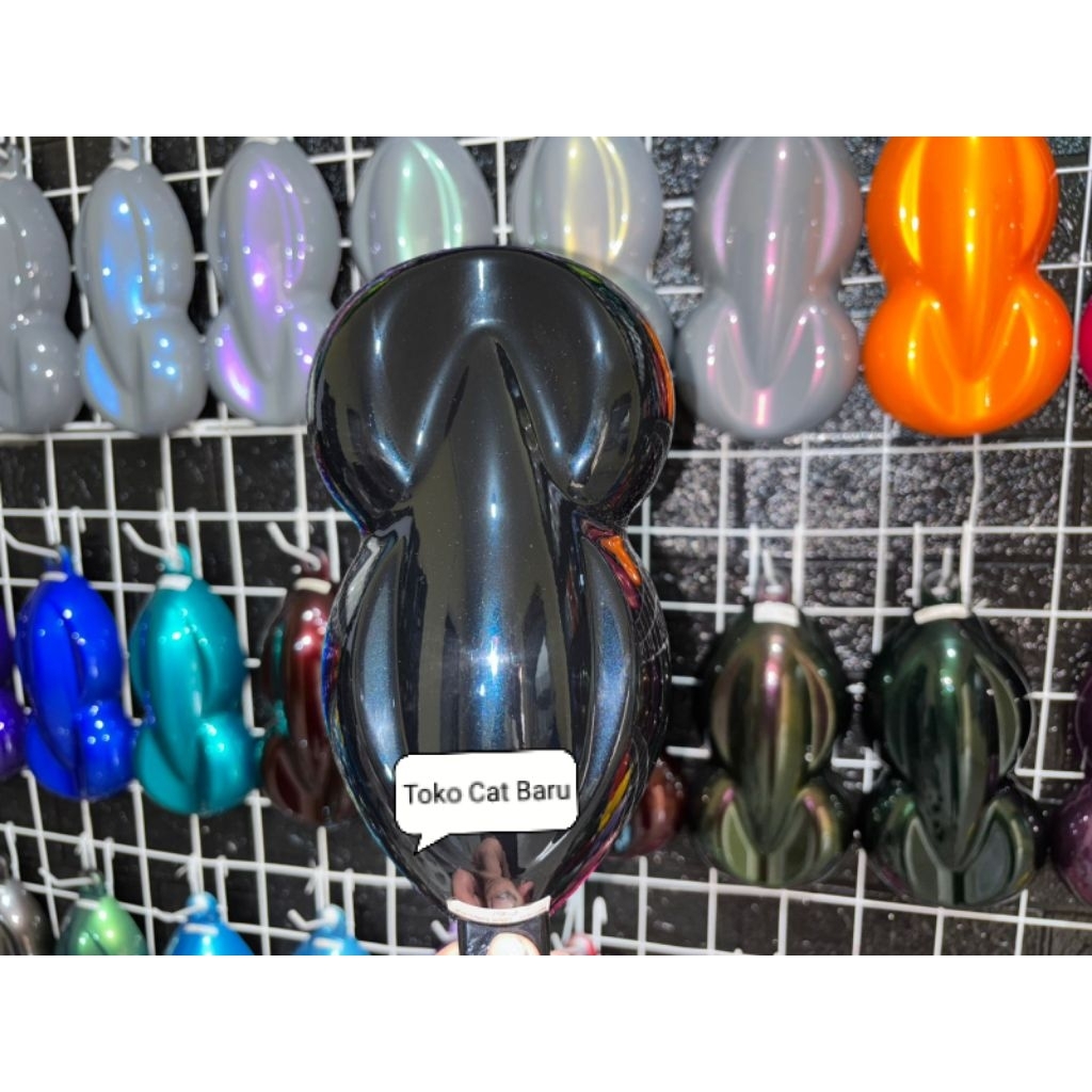 Cat Hitam Lembayung Biru PU Polyuretane