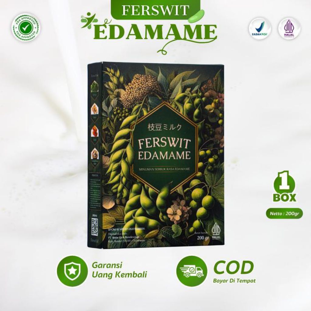 

Ferswit Susu Edamame Jepang Asli Original Untuk Tulang & Sendi - 1 Box
