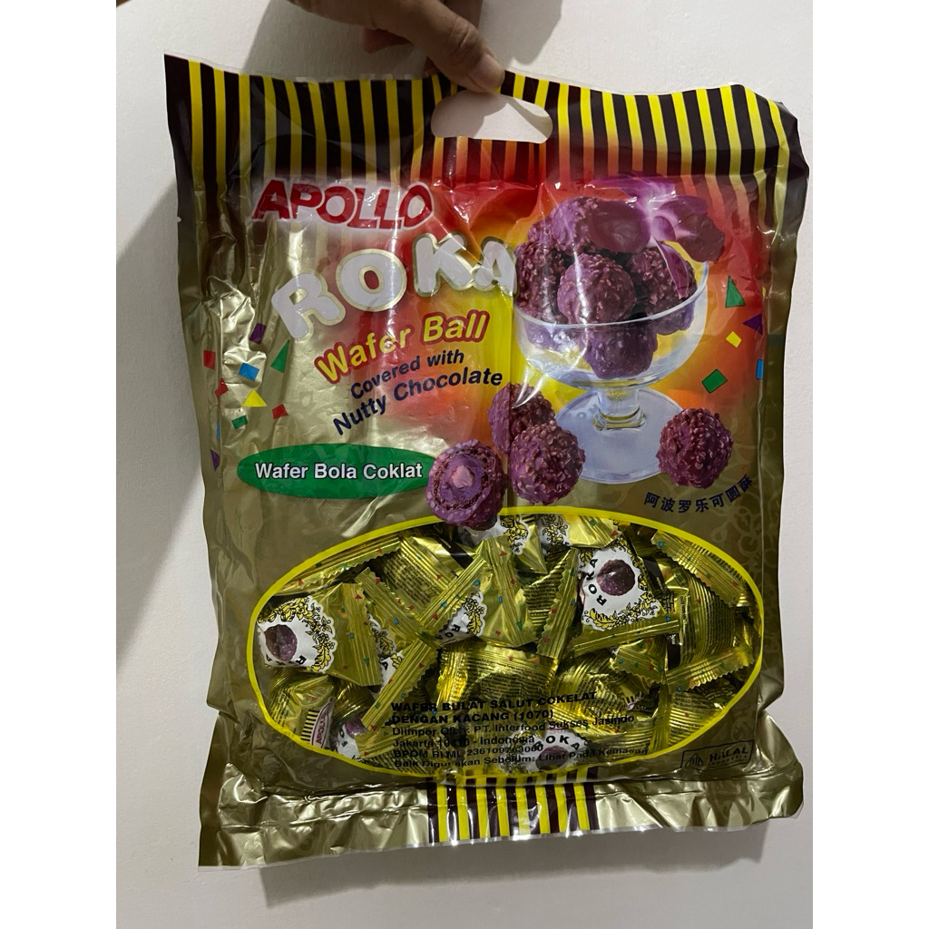 

roka apollo wafer bulat isi 50 pcs