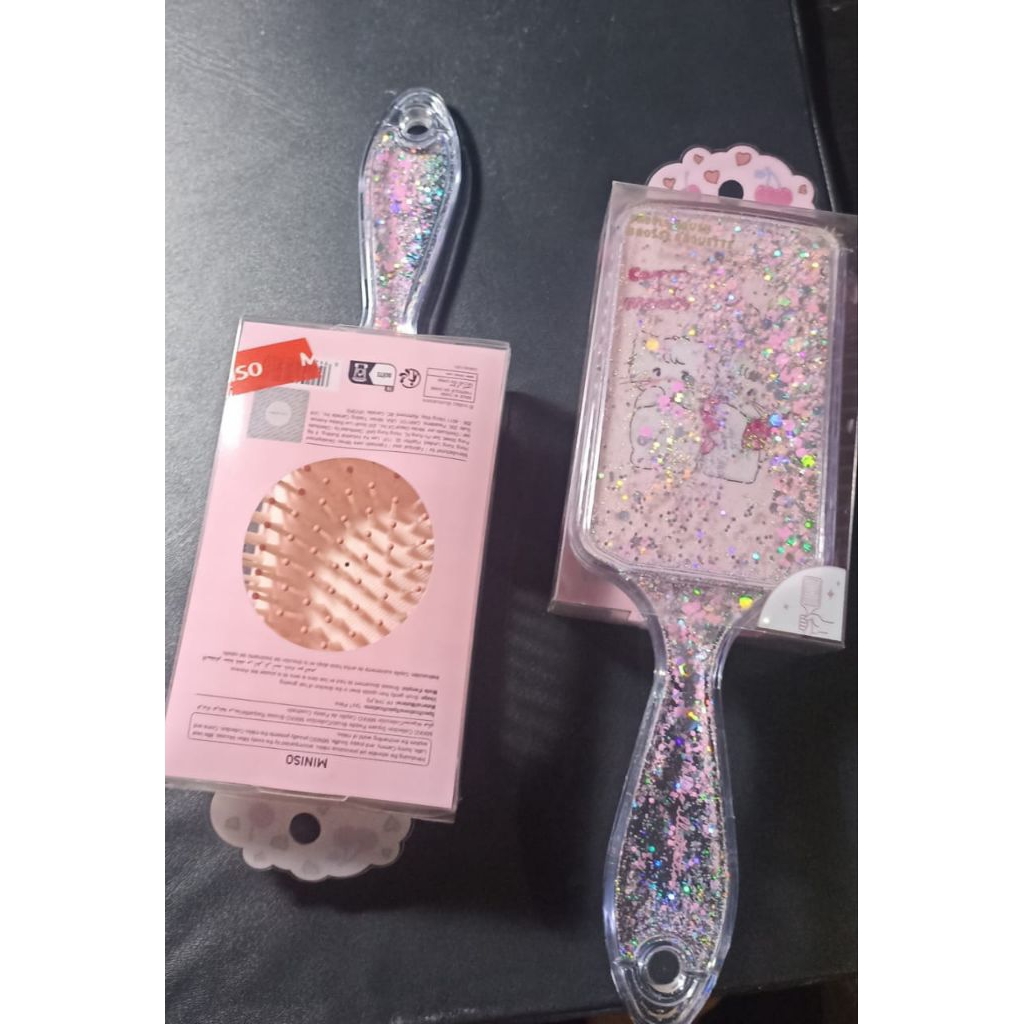 Brush Hair/Sisir Miniso, Mouth Wash Miniso, Menicure Set Miniso, Tisu Basah Miniso