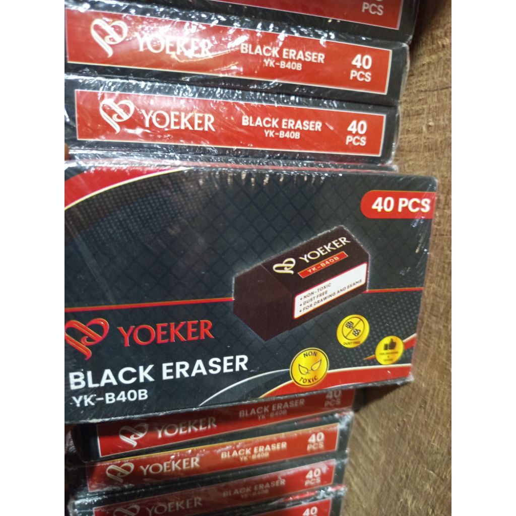 

Penghapus 2B putih sangat lentur / penghapus hitam yoeker