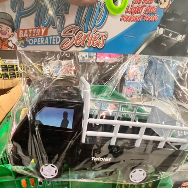 Mainan Mobil Pick Up Anak – Truk Mini Battery Operated – Mainan Mobil Aki Musik Lampu – Mobil Telole