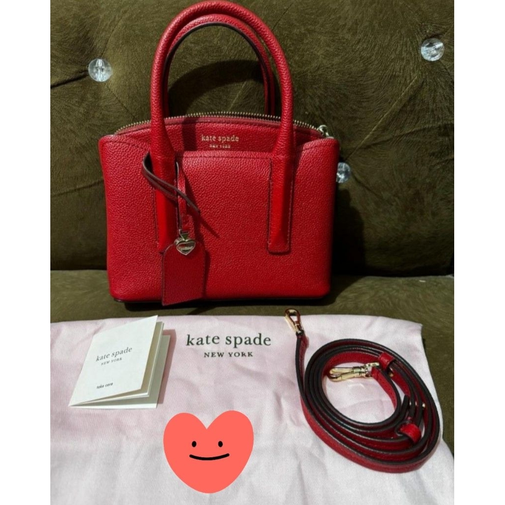 Tas KS MARGAUX RED MINI 100% AUTH NETT SALE