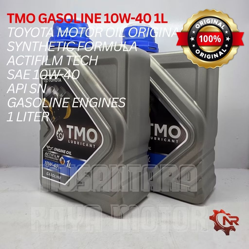 TMO TOYOTA 10W-40 SN 1L - Oli Mesin Mobil Bensin ORIGINAL TOYOTA 1 LITER