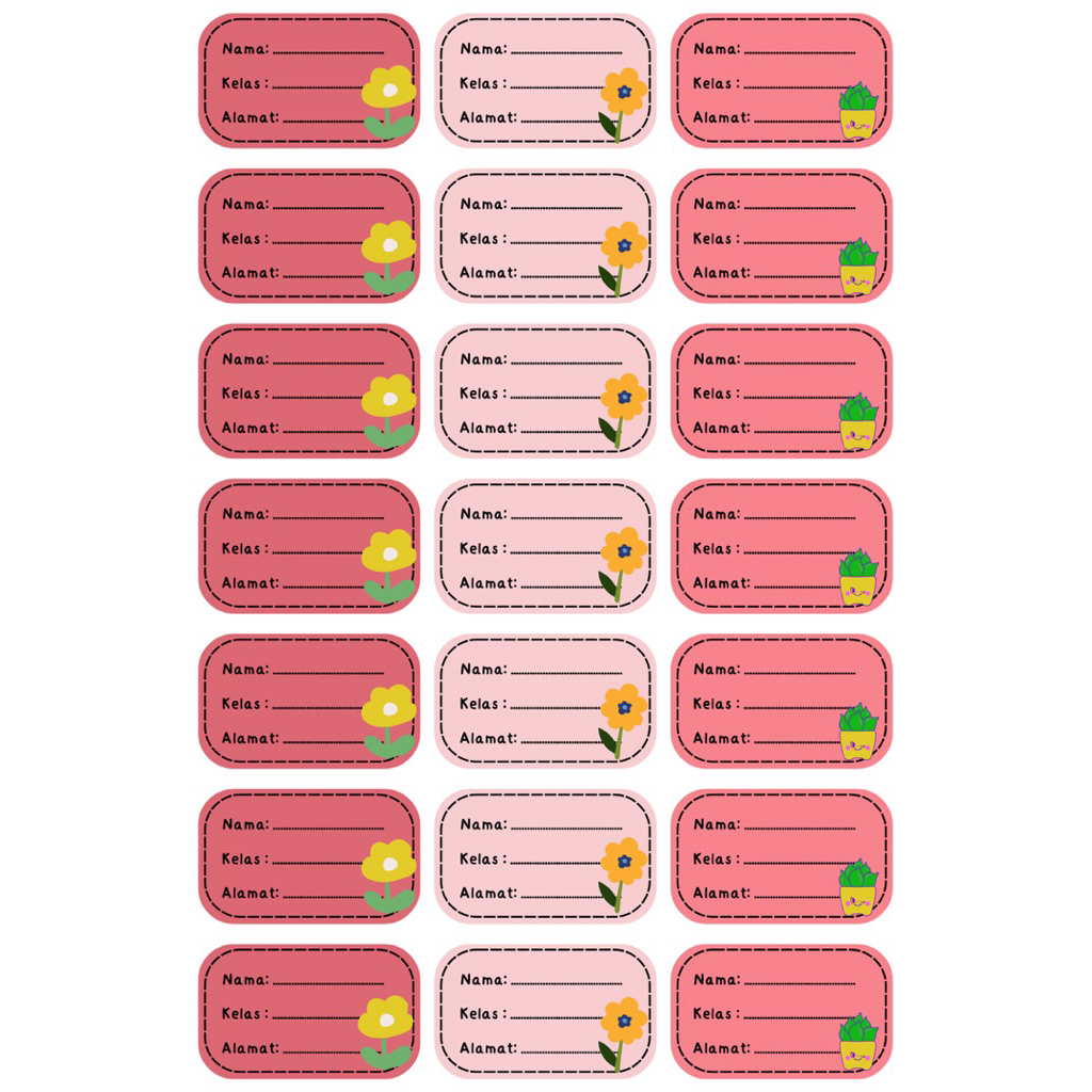 

Stiker Nama Untuk Semua Buku