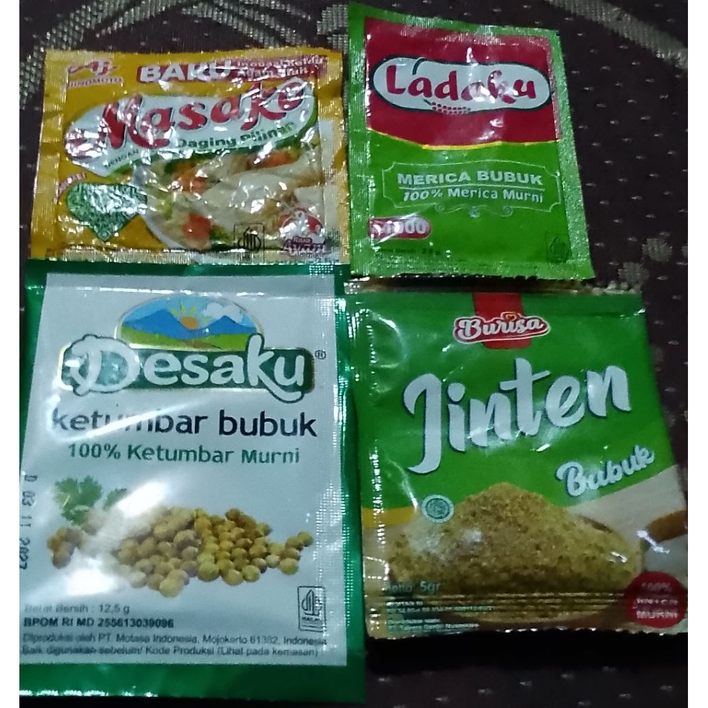 

Masako+Ketumbar Bubuk+Jinten Bubuk 5 gram+Ladaku Paket 3Bb (TRB171)