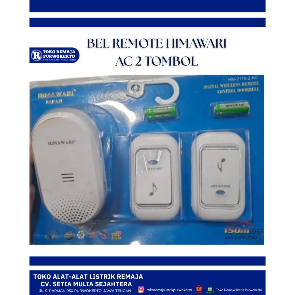 BELL REMOTE AC HIMAWARI 2 TOMBOL