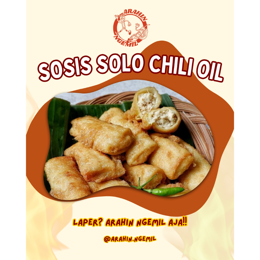 

BY ARAHIN SOSIS SOLO 5 PCS + SPECIAL CHILI OIL