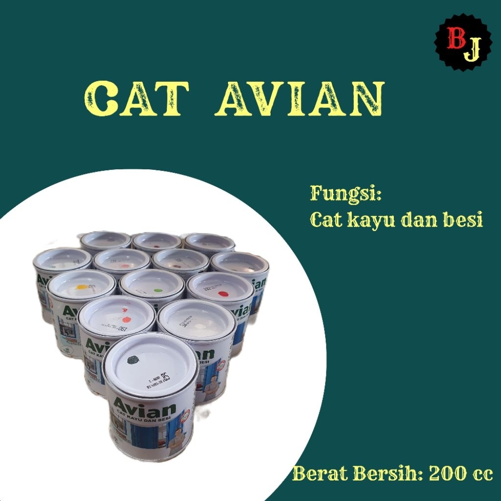 

cat avian 200cc / cat minyak besi & kayu