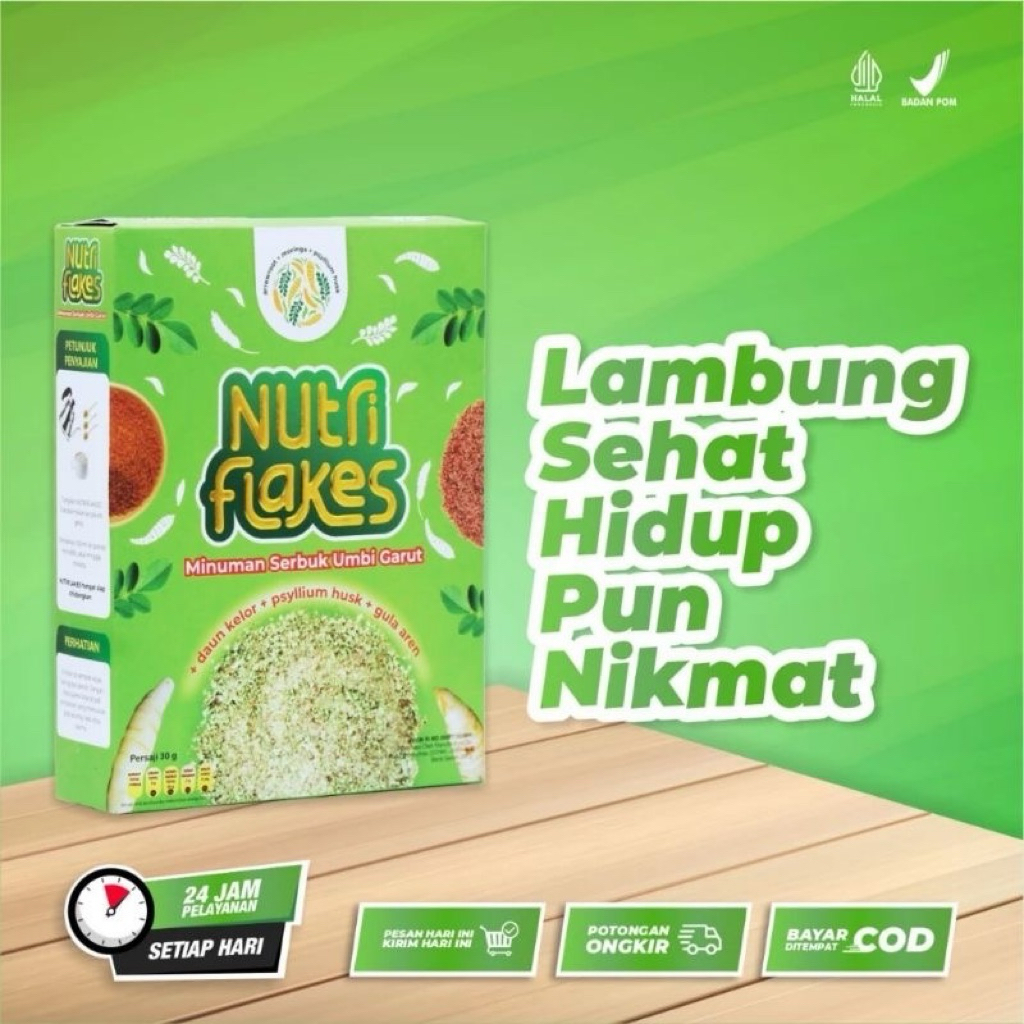 

Original Nutriflakes Balikpapan 1 Box isi 280 gram - Nutri Flakes Balikpapan