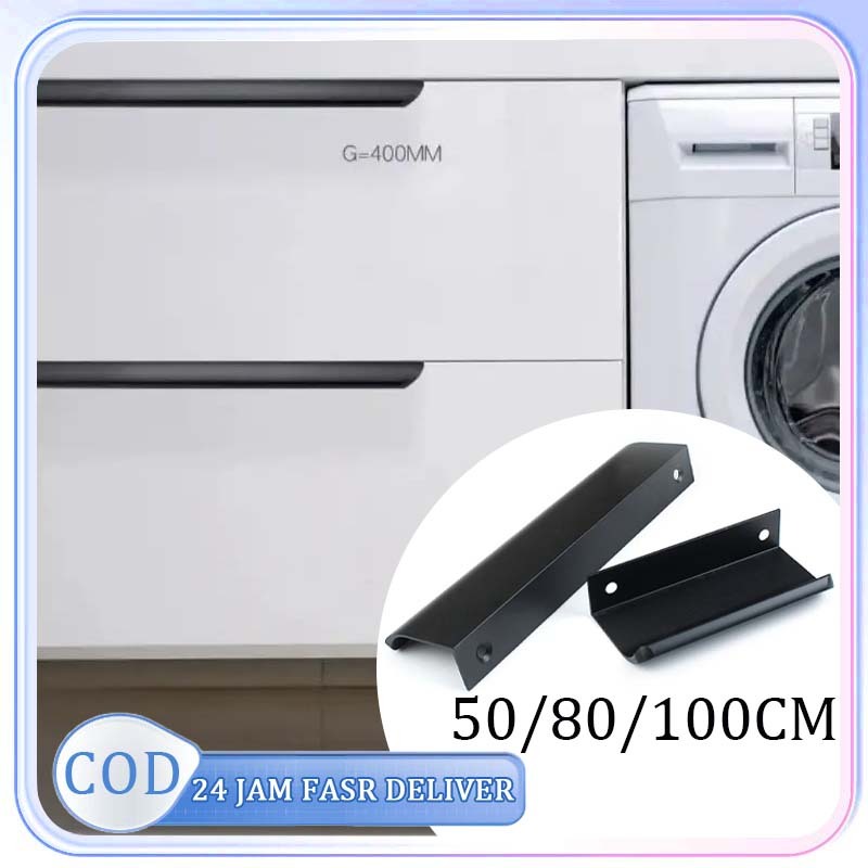 Tarikan Pintu Lemari Minimalis Handle Laci Minimalis Handle Minimalis 50cm/80cm/100cm Tarikan Laci L