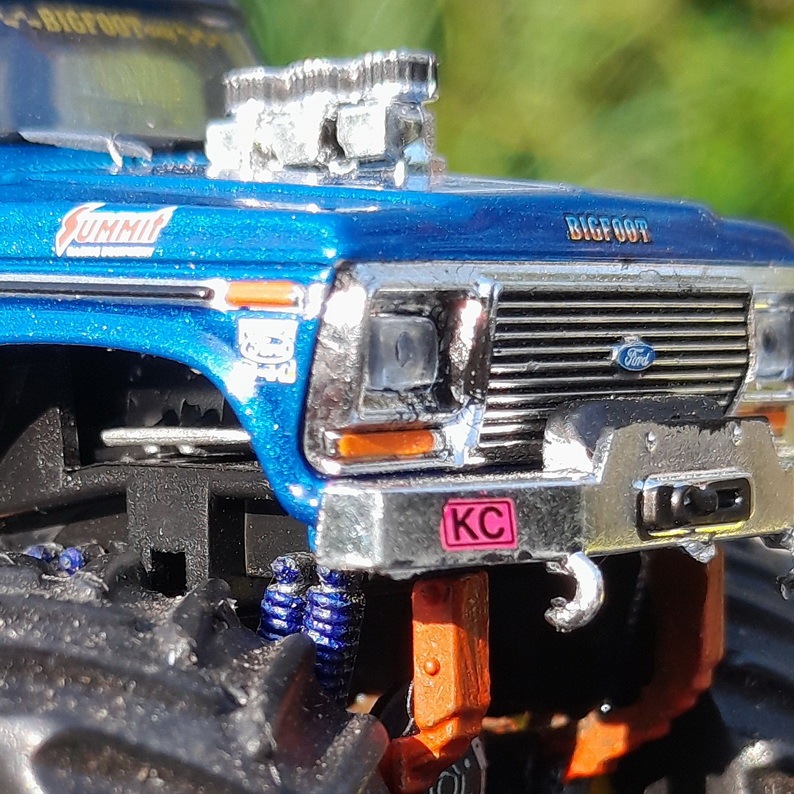 Greenlight Big Foot King Of Crunch Tractor Tyre JUNK Rosok