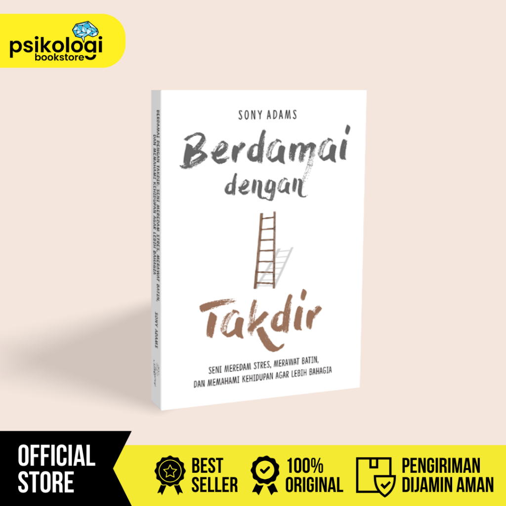 Buku Berdamai Dengan Takdir : Seni Meredam Stres, Merawat Batin & Memahami Kehidupan Agar Lebih Baha