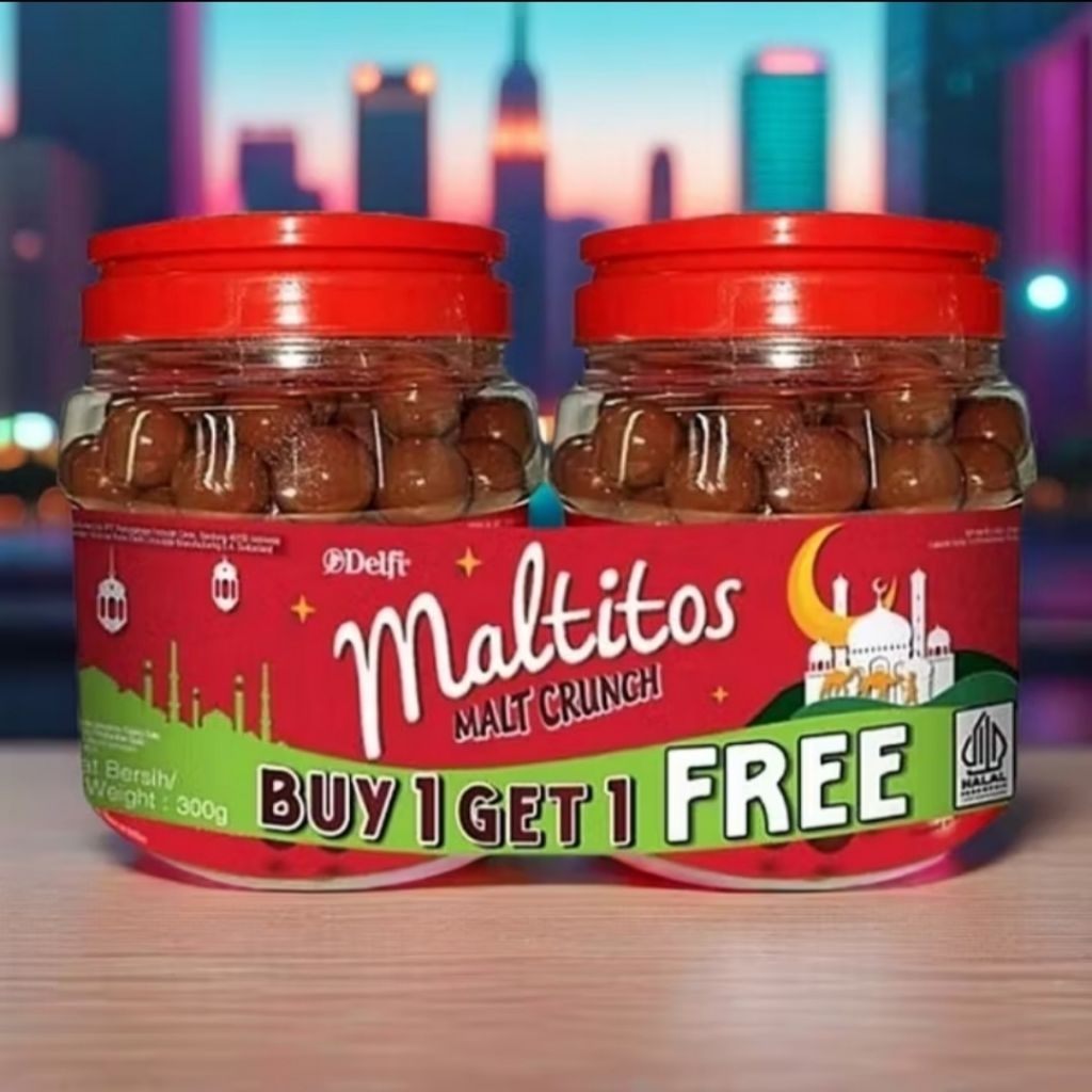 

Coklat Delfi MALTITOS 2x275 Gram Buy 1 Get 1 exp Long