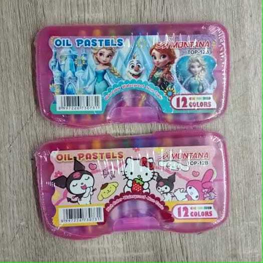 

Oiil Pastels / Crayon / Krayon Montana Top-12B ( 12 Warna )